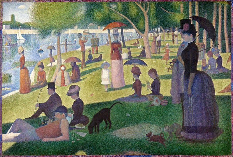 bức tranh buổi chiều ở đảo La Grande Jatte.jpg