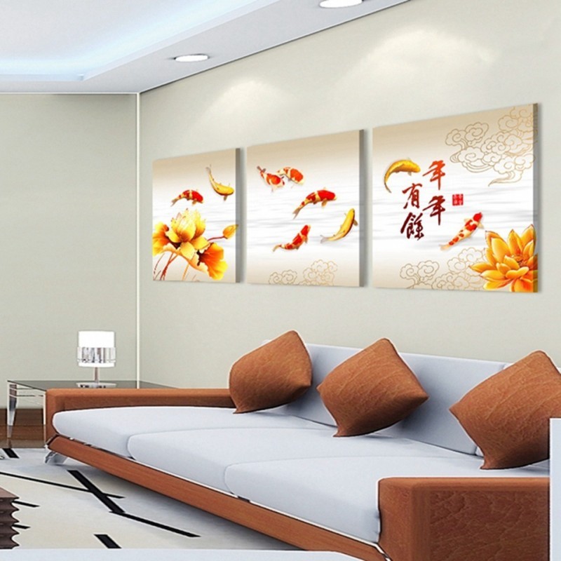 Bức tranh cá chép hoa sen vàng.jpg