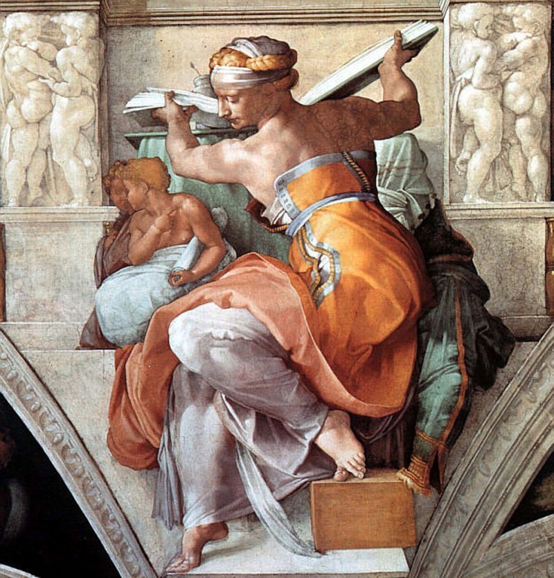 Bức tranh he Libyan Sibyl.jpg