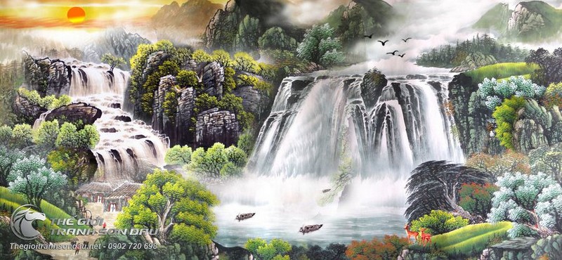 Cảnh Sắc Mây Núi Thác Nước Và Thiên Nhiên Hùng Vĩ.jpg