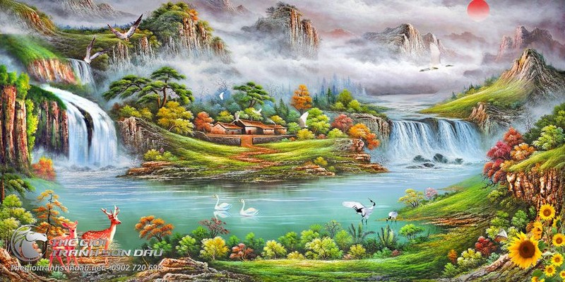 Hồ Nước Mây Núi Cùng Khung Cảnh Thiên Nhiên Tươi Đẹp.jpg