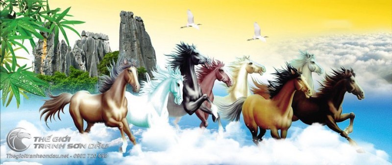 Tranh Bát Mã Đạp Mây Gió.jpg