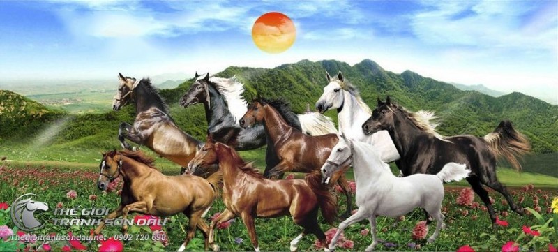 Tranh Bát Mã Du Xuân Vẽ Thực.jpg