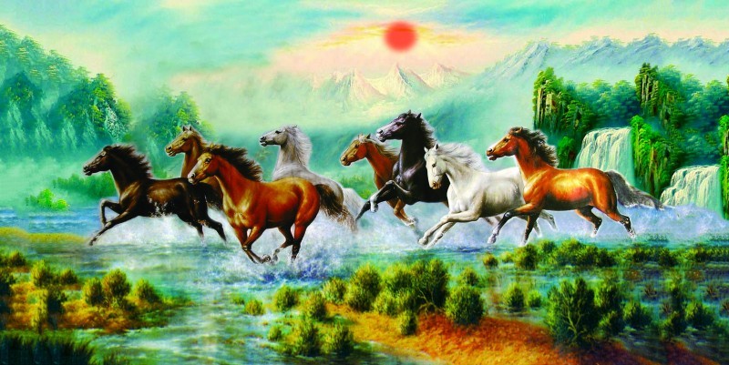 Tranh Bát Mã Phong Thủy Đẹp Giá Rẻ.jpg