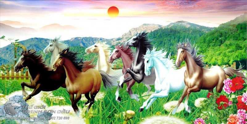 Tranh Bát Mã Truy Phong Trong Sắc Xuân.jpg