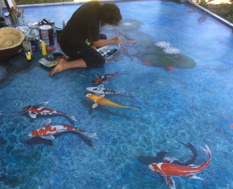 Tranh cá chép 3D cho phòng khách.jpg