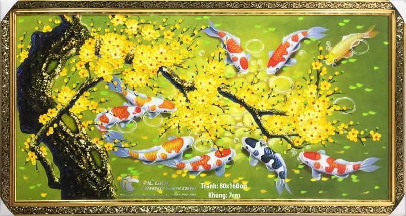 tranh-ca-chep-hoa-mai-ve-day-tong-xanh-la.jpg