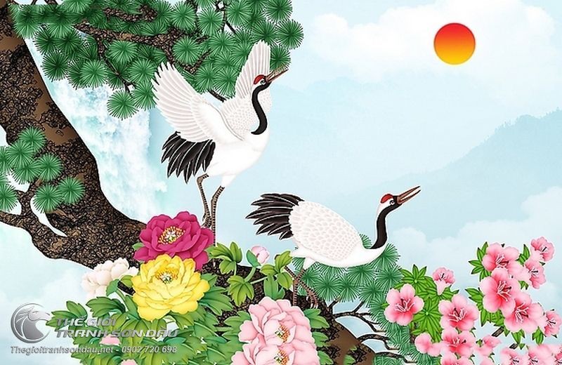 tranh-chim-hac-cay-tung-hoa-mau-don.jpg