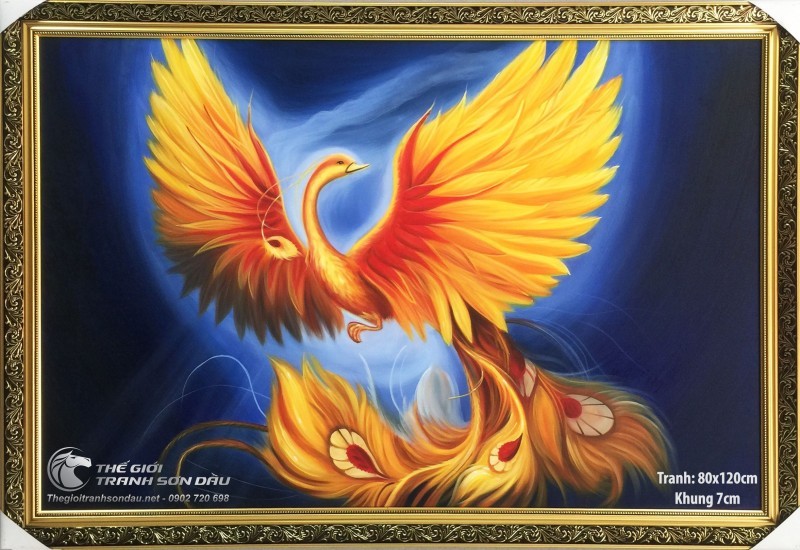 Tranh Chim Phượng Hoàng Tung Cánh.jpg