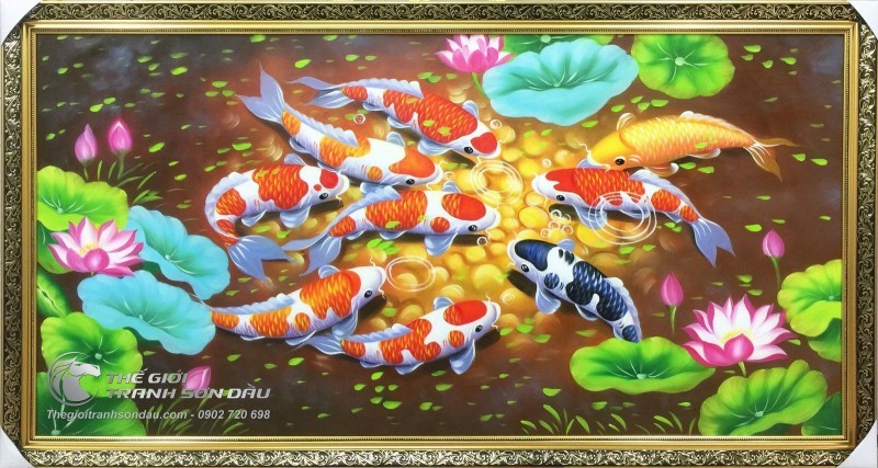 Tranh Cửu Ngư Quần Hội.jpg