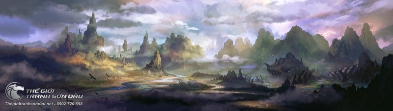 Tranh Đồi Núi Bao La.jpg