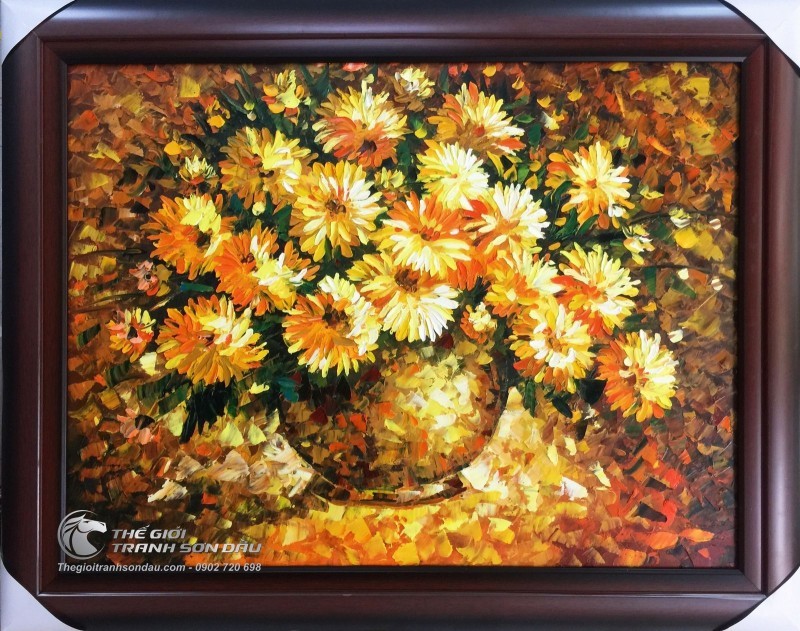 Tranh Hoa Cúc Vàng Nghệ Thuật.jpg