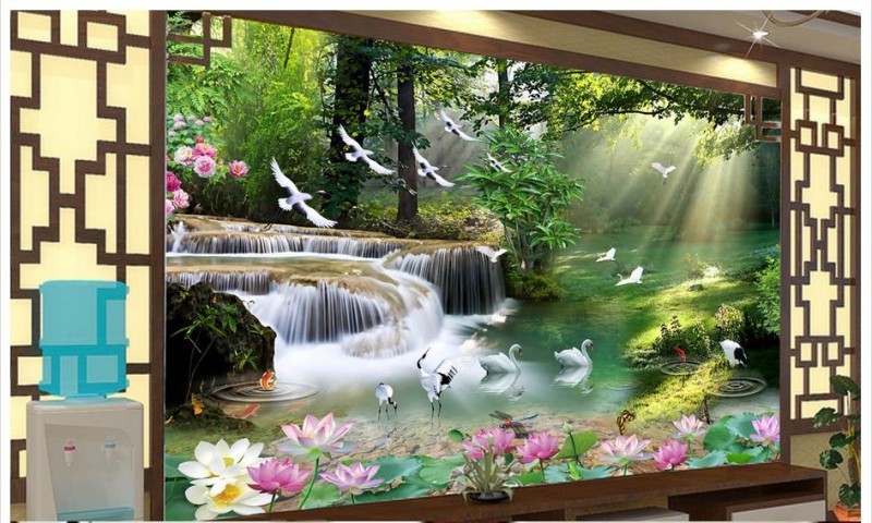 Tranh hoa sen 3D đẹp.jpg