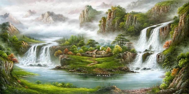 Tranh Phong Cảnh Sơn Thủy Hữu Tình.jpg