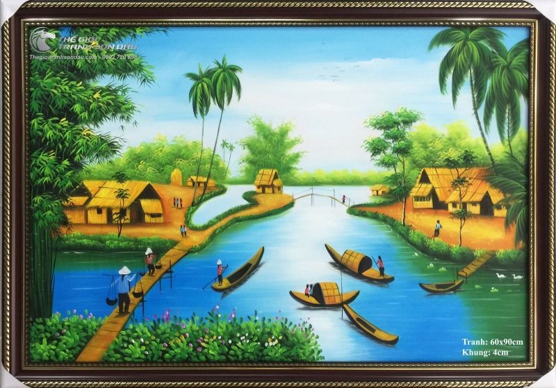 Tranh Quê Hương Sông Nước Miền Tây.jpg