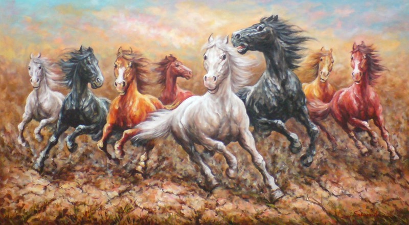 Tranh sơn dầu mã đáo thành công khổ lớn.jpg