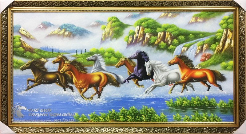 Tranh Sơn Dầu Ngựa Đẹp Giá Rẻ.jpg