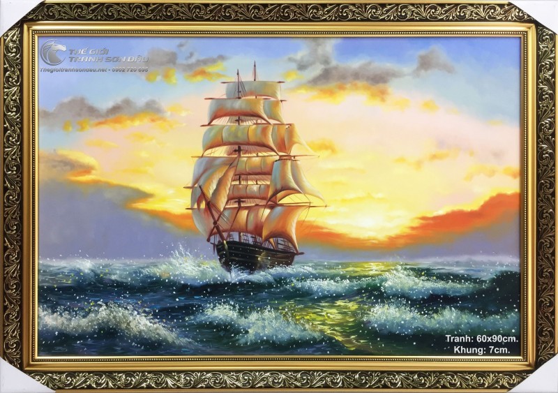 Tranh Sơn Dầu Thuận Buồm Xuôi Gió.jpg