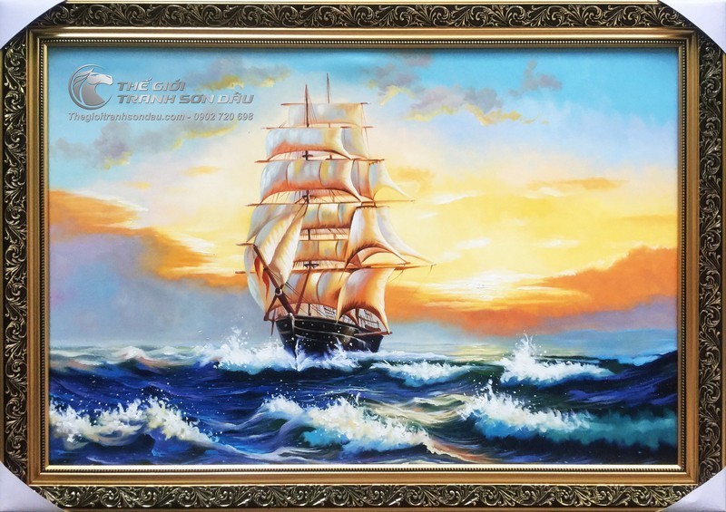Tranh Sơn Dầu Thuận Buồm Xuôi Gió.jpg