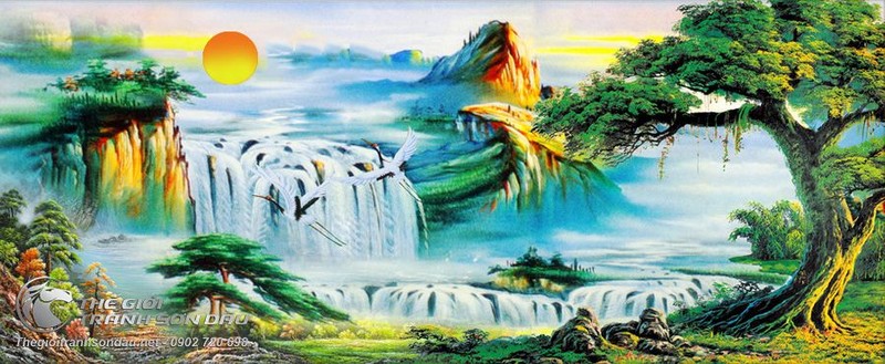 tranh-son-thuy-canh-dep-nui-non-may-troi-va-chim-bay.jpg