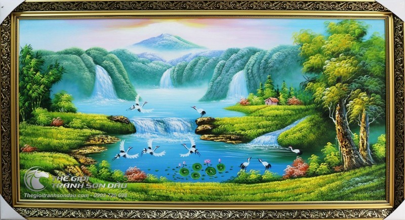 Tranh Sơn Thủy Đẹp Núi Non Hùng Vĩ.jpg