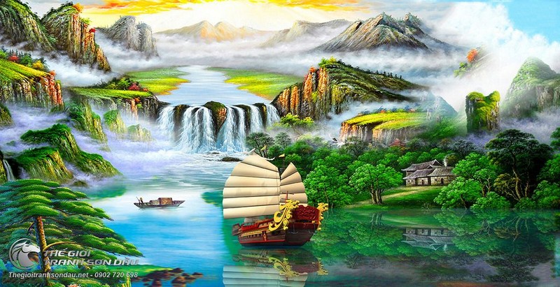 tranh-son-thuy-may-nui-thac-nuoc-va-con-thuyen-lon.jpg