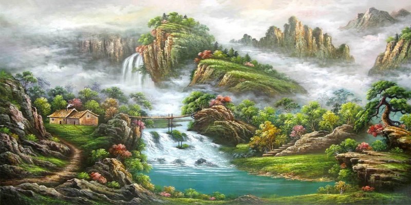 Tranh Sơn Thủy Phong Cảnh Núi Non.jpg