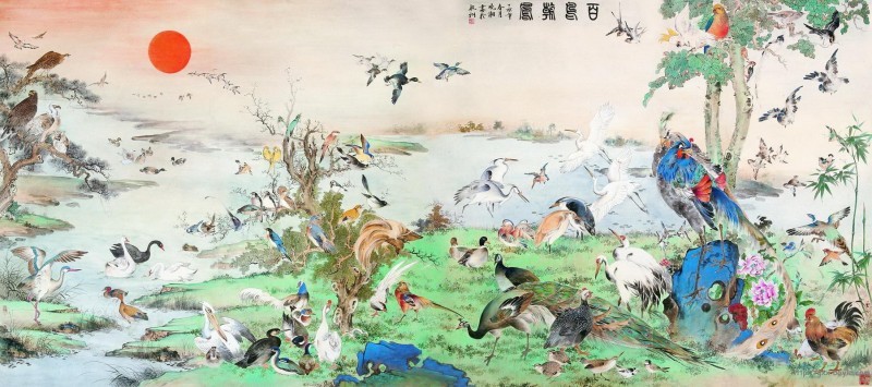 Tranh vẽ bách điểu triều phụng.jpg