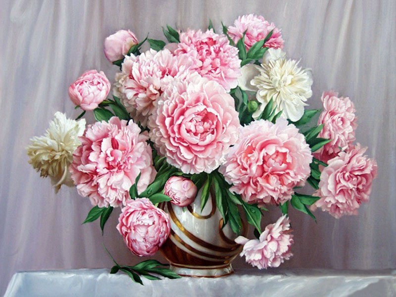 Tranh Vẽ Hoa Mẫu Đơn Cổ Điển.jpg