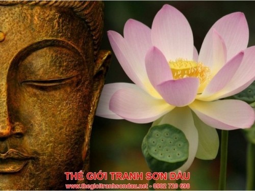 Tranh Sơn Dầu Vẽ Phật TP196