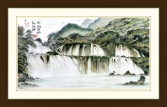 10 Bức tranh sơn thủy Việt Nam đẹp dùng treo phòng khách, văn phòng