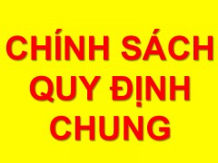 Chính sách và quy định chung