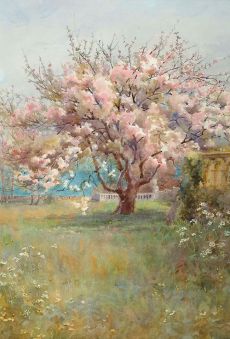 Hơn 10 mẫu tranh phong cảnh mùa xuân đẹp nhất 2018