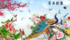 Tìm hiểu tranh bách điểu triều phụng