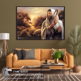 Tranh Chúa Jesu Đấng Mục Tử Nhân Lành