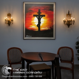 Tranh Chúa Jesu Treo Trên Thập Giá