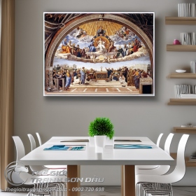 Tranh Chúa Jesu Và Các Tông Đồ Trên Thiên Đàng