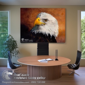 Tranh Đại Bàng Đầu Trắng Đẹp Oai Hùng