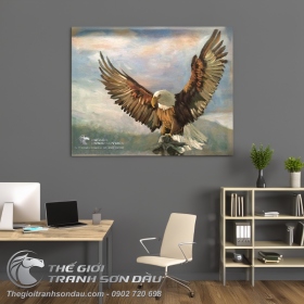 Tranh Đại Bàng Giương Cánh