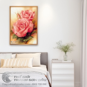 Tranh Hoa Hồng Đẹp Tinh Tế