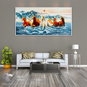 Tranh Mã Đáo Thành Công Bình Sơn Đạp Hải