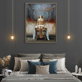 Tranh Nghệ Thuật Vẽ Thiếu Nữ Khỏa Thân