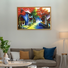 Tranh Phố Cổ Việt Nam Con Đường