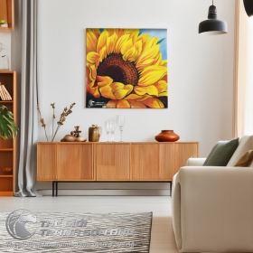 Tranh Sơn Dầu Hoa Hướng Dương