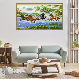 Tranh Sơn Dầu Ngựa Đẹp Giá Rẻ