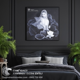 Tranh Sơn Dầu Thiếu Nữ Khỏa Thân Trang Trí Phòng Ngủ