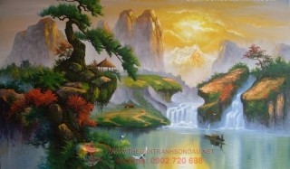 Tranh Sơn Thủy Nghệ Thuật - Tranh Đẹp Từ Trung Hoa
