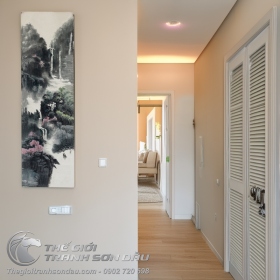 Tranh Thủy Mạc Sơn Thủy Khổ Dọc