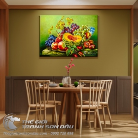 Tranh Tĩnh Vật Hiện Đại Màu Sơn Dầu Cao Cấp