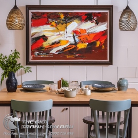 Tranh Trừu Tượng Ánh Sáng Số Tám